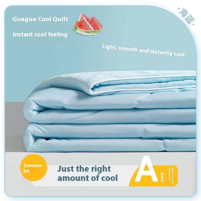New Spandex Cool Silk Summer Quilt Ice Cream Airable Cover Machine Washable Summer Blanket