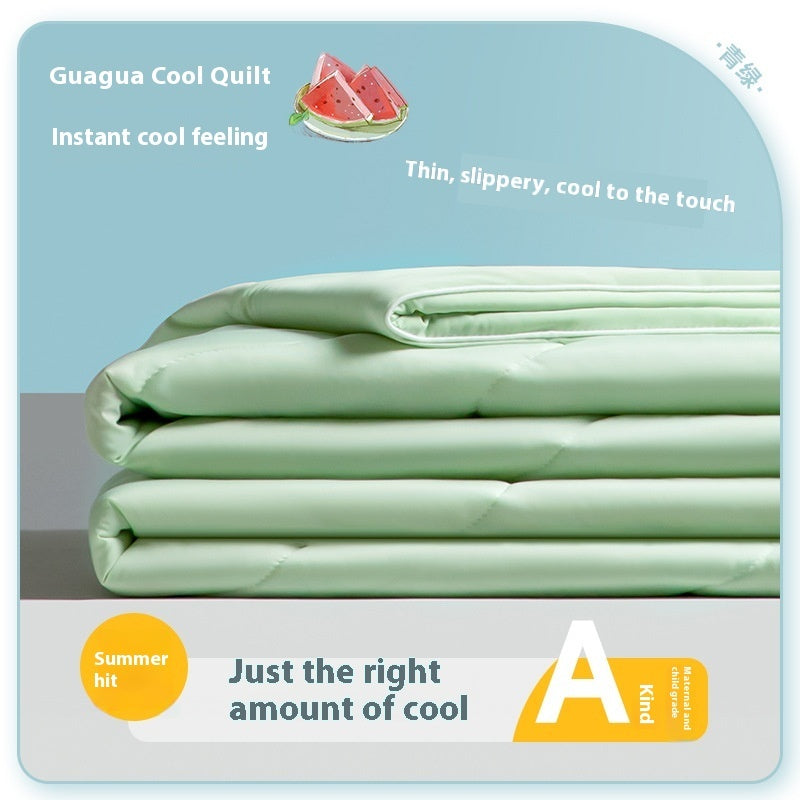 New Spandex Cool Silk Summer Quilt Ice Cream Airable Cover Machine Washable Summer Blanket