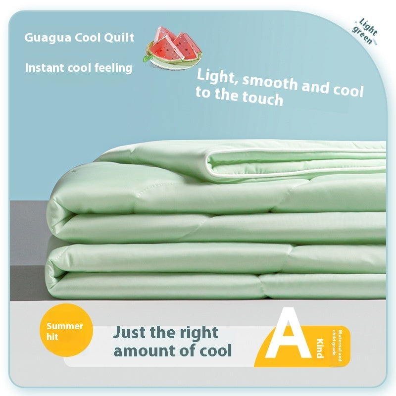 New Spandex Cool Silk Summer Quilt Ice Cream Airable Cover Machine Washable Summer Blanket