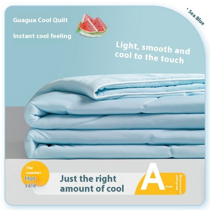 New Spandex Cool Silk Summer Quilt Ice Cream Airable Cover Machine Washable Summer Blanket