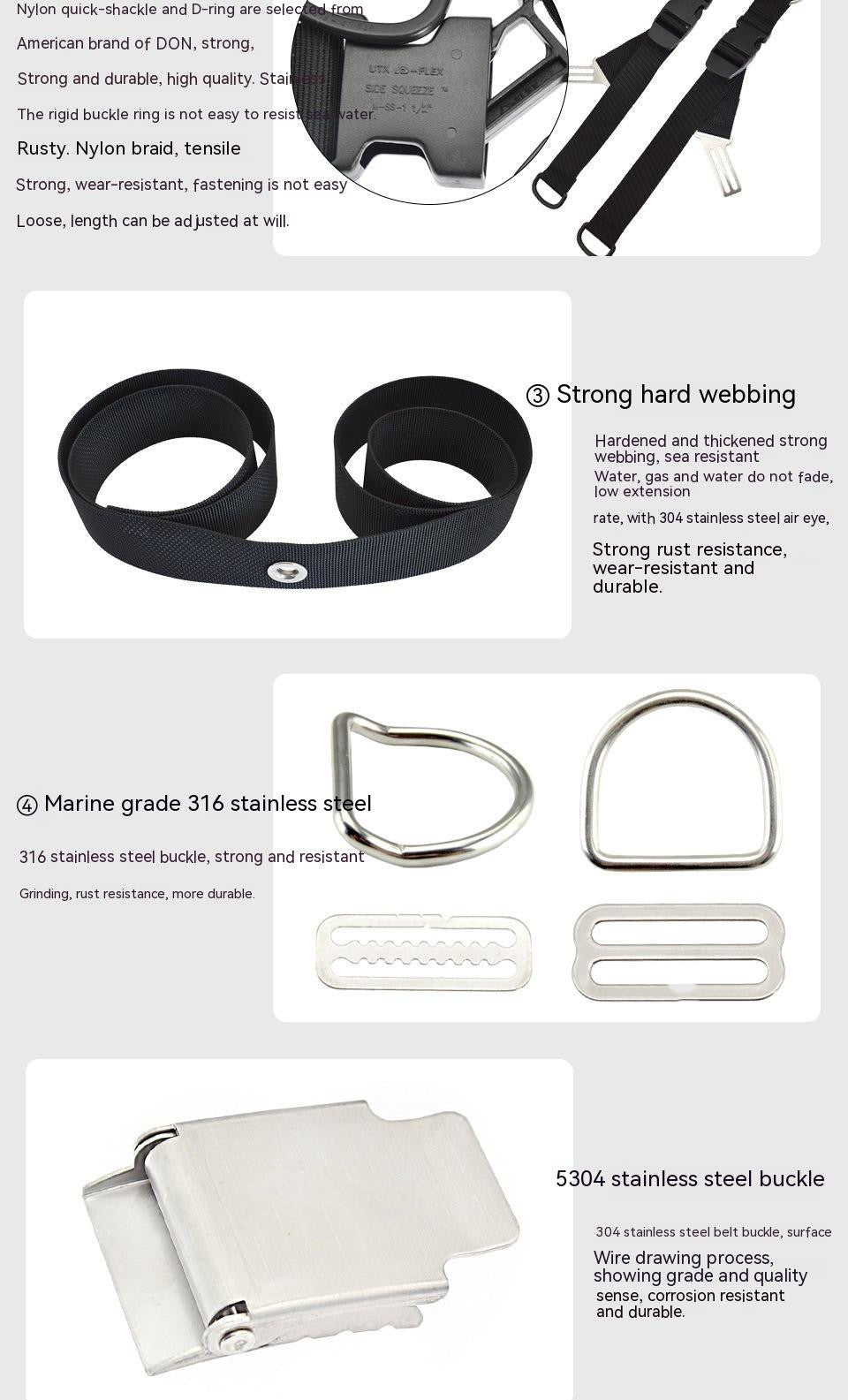 SCUBA Technology Diving Back Fly Bearing System Adjustable BCD Submersible Equipment Suit