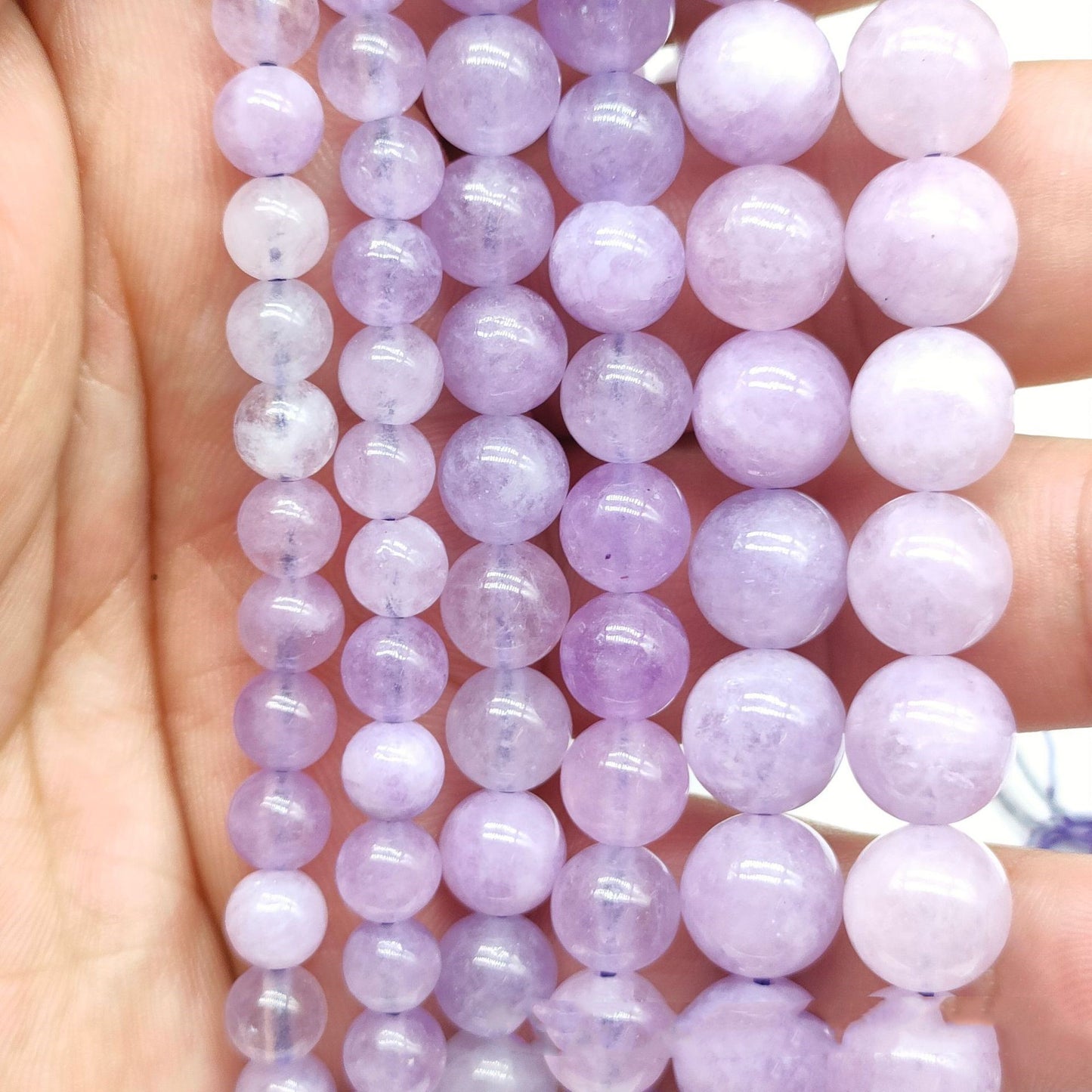 Lavender Amethyst Scattered Beads