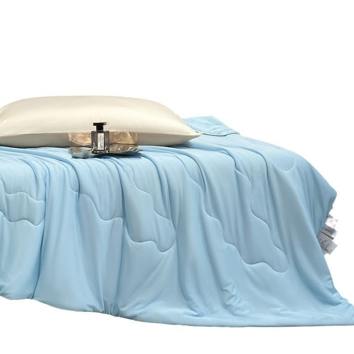 New Spandex Cool Silk Summer Quilt Ice Cream Airable Cover Machine Washable Summer Blanket