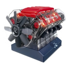 Junior High School Students Physics Experiment Engine V8 Engine Model