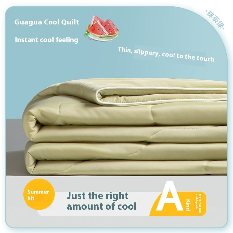 New Spandex Cool Silk Summer Quilt Ice Cream Airable Cover Machine Washable Summer Blanket
