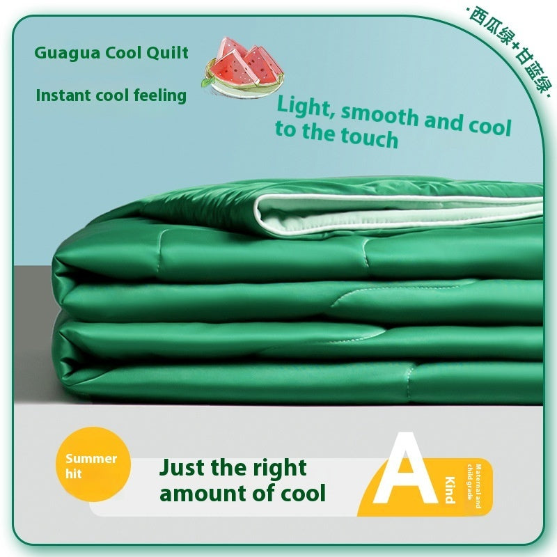 New Spandex Cool Silk Summer Quilt Ice Cream Airable Cover Machine Washable Summer Blanket