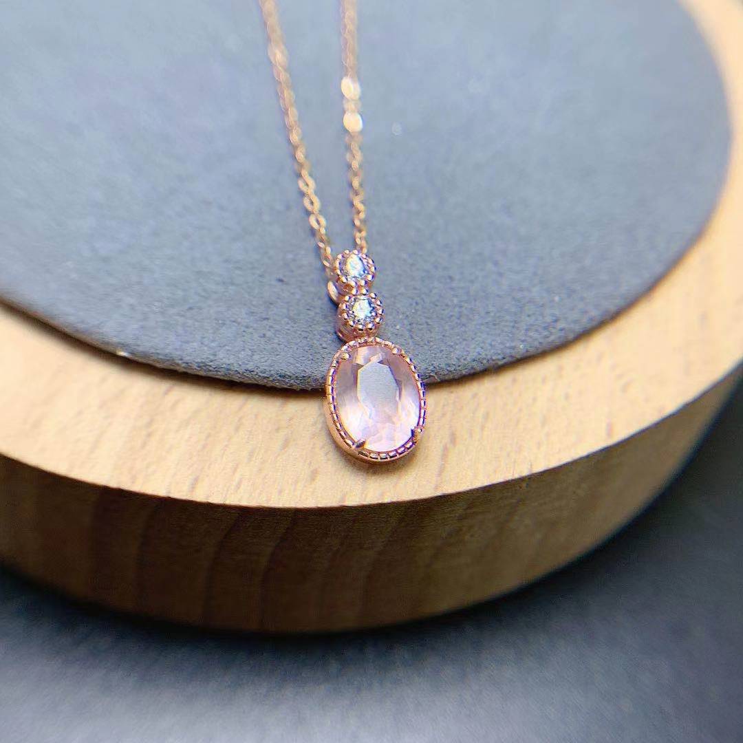 Carved High Definition Color Gemstone Women's Jewelry Ring Pendant