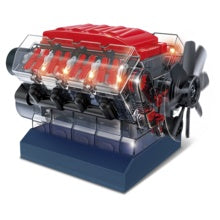 Junior High School Students Physics Experiment Engine V8 Engine Model